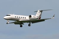 VP-BKH @ EGNT - Gulfstream Aerospace G-IV Gulfstream IV on approach to rwy 25 at Newcastle Airport, IK. - by Malcolm Clarke