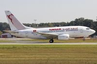 TS-IOP - Tunisair 737-600 rotates while departing EDDF via RW18W - by FBE