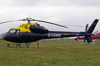 G-CAMB @ EGBC - Seen at Cheltenham during Gold Cup week. - by Ray Barber