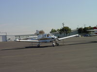 N1041X @ POC - Parked in transient parking - by Helicopterfriend