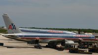 N198AA @ MDSD - American airlines at the gate being take by ground crew - by SHEEP GANG