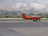 N26XD @ SZP - 1987 SAIA Marchetti F.260C, Lycoming O-540-D4A5 260 Hp, landing Rwy 22 - by Doug Robertson