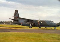 C-7 @ EGQL - F-27M Troopship of 334 Squadron Royal Netherlands Air Force at the 1991 Leuchars Airshow. - by Peter Nicholson
