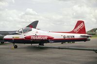 G-VIVM @ EGSU - BAC 84 Jet Provost T5A at Duxfords Classic Jet & Fighter Display in 1996. - by Malcolm Clarke