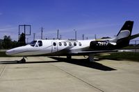 N729TA @ KBMI - N729TA on Image Air Ramp - by Thomas D Dittmer