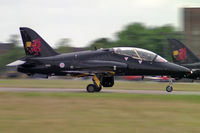 XX235 @ EGXG - British Aerospace Hawk T1W at RAF Church Fenton in 1994. - by Malcolm Clarke