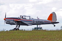 G-ARMG @ EGBP - DHC-1 CHIPMUNK 22A [C1/0575] Kemble~G 19/08/2006. Seen departing from PFA Flying for Fun Kemble 2006. - by Ray Barber