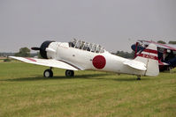 G-AZSC @ BADMINTON - Noorduyn AT-16 Harvard Mk2B at Badminton Air Day in 1990. - by Malcolm Clarke