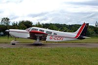 G-CCFI @ EGBP - Piper PA-32-260 Cherokee Six [32-7400002] Kemble~G 11/07/2004. Seen taxiing out for departure. - by Ray Barber
