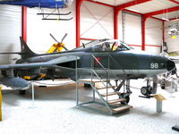 J-4098 - Hawker Hunter F58 J-4098 Swiss Air Force int her Hermerskeil Museum Flugausstellung Junior - by Alex Smit