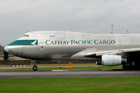 B-HUH @ EGCC - Cathay Pacific Cargo - by Chris Hall