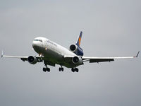 D-ALCI @ EGCC - Lufthansa Cargo - by Chris Hall
