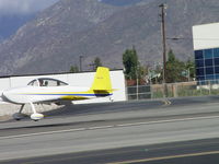 N61ED @ CCB - About to touchdown on runway 24, last one down - by Helicopterfriend