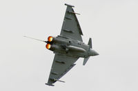 ZJ810 @ EGWC - RAF Typhoon displaying at the Cosford Airshow - by Chris Hall