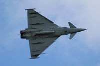 ZJ810 @ EGWC - RAF Typhoon displaying at the Cosford Airshow - by Chris Hall