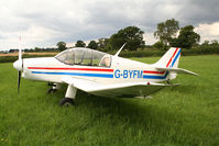 G-BYFM - seen @ Stoke Golding - by castle