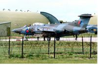 XV864 @ EGQS - Buccaneer S.2B of 12 Squadron at RAF Lossiemouth in May 1990. - by Peter Nicholson
