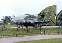 XZ431 @ EGQS - Buccaneer S.2B of 12 Squadron at RAF Lossiemouth in May 1990. - by Peter Nicholson