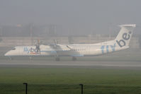 G-JECS @ EGCC - Departing on r/w 23R in the fog. - by MikeP