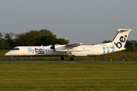 G-ECOB @ EGCC - Evening arrival on Runway 05R. - by MikeP