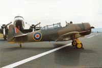 FT239 @ EGQL - Harvard IV reg'd as G-BIWX on display at the 1996 RAF Leuchars Airshow. - by Peter Nicholson