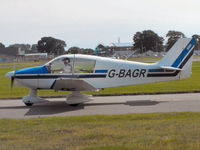 G-BAGR @ EGHH - Taken from the Flying Club - by planemad
