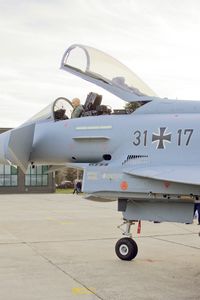 31 17 @ ETNN - proud Wing Commander during the Eurofighter fly-in JaboG31 at Fliegerhorst Noervenich - by FBE