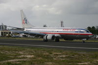 N939AN @ TNCM - American airlines just landed at St Maarten and making use of there stopping power - by Daniel Jef