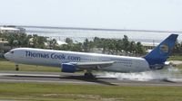G-TCCA @ TNCM - Thomas Cook 767-300 landing at St Maarten from England - by Daniel jef