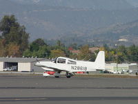N28618 @ POC - Taxiing into Transient Parking - by Helicopterfriend