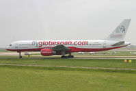 G-CEJM @ EGCC - seen @ Manchester - by castle