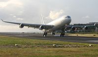 F-GLZO @ TNCM - Airfrance A340-300 landing at TNCM - by SHEEP GANG