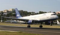 N535JB @ TNCM - Jet Blue N535JB Landing at TNCM - by SHEEP GANG