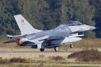 FB-15 @ EBBL - Belgian Air Force F-16BM takes off from Kleine Brogel air base - by FBE