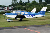 G-GFPB @ EGCB - seen @ Barton - by castle