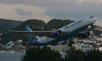 F-OFDF @ TNCM - Air caraibes departing late afternoon on runway 28 - by Daniel Jef