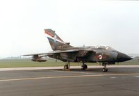 ZA556 @ MHZ - Tornado GR.1 of 45[R] Squadron Tactical Weapons Conversion Unit on display at the 1991 Mildenhall Air Fete. - by Peter Nicholson