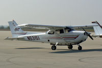 N53151 @ CPT - At Cleburne Municipal - Notice extended exhaust pipe to clear the camera port on the starboard side. This aircraft is used for photo survey and mapping.