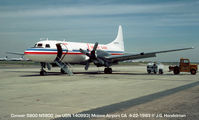 N5800 @ MHV - Prototype stretched Convair at Mojave CA Airport - by J.G. Handelman