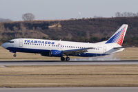 EI-CZK @ VIE - Transaero Airlines Boeing 737-4YO - by Joker767