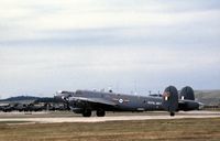 WR960 @ EGQS - Shackleton AEW.2 of 8 Squadron preparing for take-off at RAF Lossiemouth in the Summer of 1982. - by Peter Nicholson