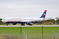 N271AY @ EGCC - U.S. Airways - by Artur Bado?
