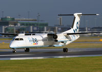 G-JECY @ EGCC - FlyBE Dash 8D at MAN. - by vickersfour