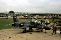 XX230 @ GREENHAM - Hawk T.1 of 63 Squadron/1 Tactical Weapons Unit on display at the 1979 Intnl Air Tattoo at RAF Greenham Common. - by Peter Nicholson