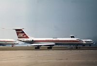 OK-CFF @ LHR - Tupolev Tu-134A Crusty of Czech airline CSA preparing to depart Heathrow in September 1972. - by Peter Nicholson