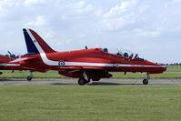 XX292 @ EGXP - After a local display the Reds returned to their home base. - by Joop de Groot