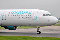 TC-TCF @ EGCC - Turkuaz Airlines - by Artur Bado?
