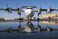 C-GFFL @ YZF - Air Tindi DeHavilland Canada Dash 7 - by Thomas Ramgraber-VAP
