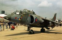 XZ445 @ GREENHAM - Harrier T.4 of 233 Operational Conversion Unit at RAF Wittering on display at the 1979 Intnl Air Tattoo at RAF Greenham Common. - by Peter Nicholson