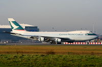 B-LIA @ EGCC - Cathay Pacific Cargo - by Chris Hall